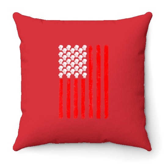 4th Of July Boxing Lover Throw Pillows