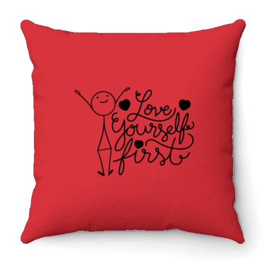 love you forever Throw Pillows