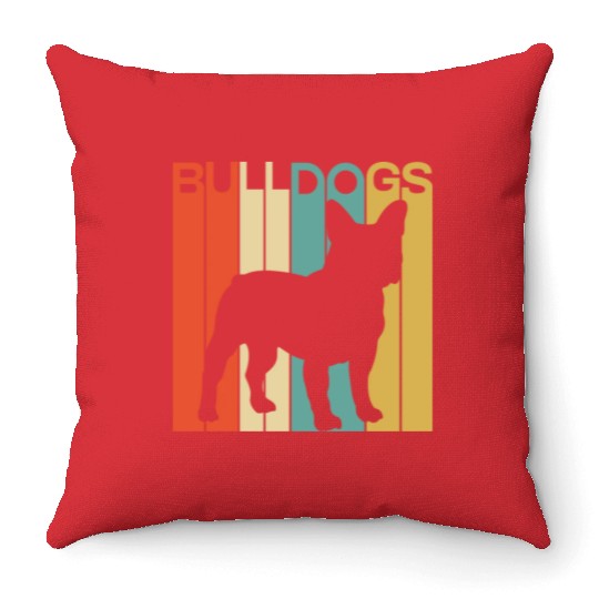 Bulldogs Throw Pillows