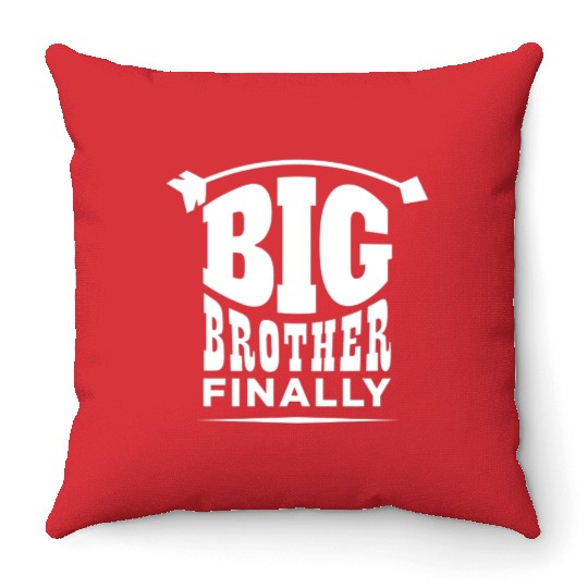 Big Brother Finally Throw Pillows