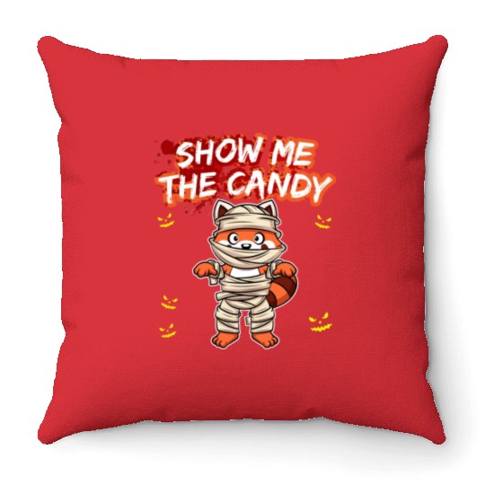 Free Hugs Halloween Sarcasm Scary Creepy Costume Throw Pillows
