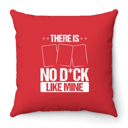 Trading Card Game Collecting Wizard Card Trades Throw Pillows