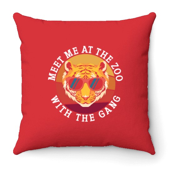 Zookeeper Animal Care Zookeeping Wildlife Nature Throw Pillows