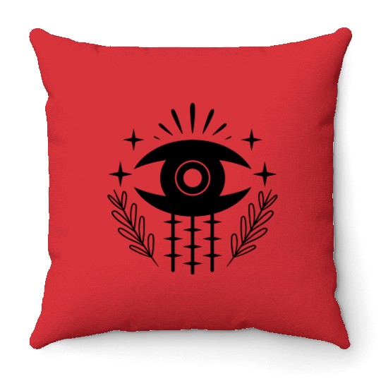 Natural Eye Throw Pillows