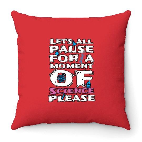 Science Teacher Gift STEM Teaching Gifts for Women Throw Pillows