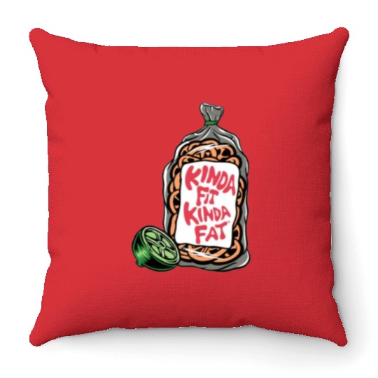 gym work school Throw Pillows