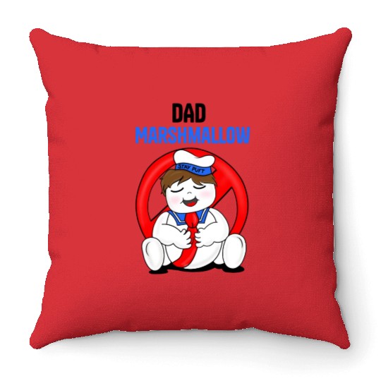 DAD ghostbusters 2 Throw Pillows