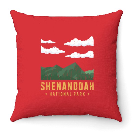 Shenandoah National Park - nature Throw Pillows