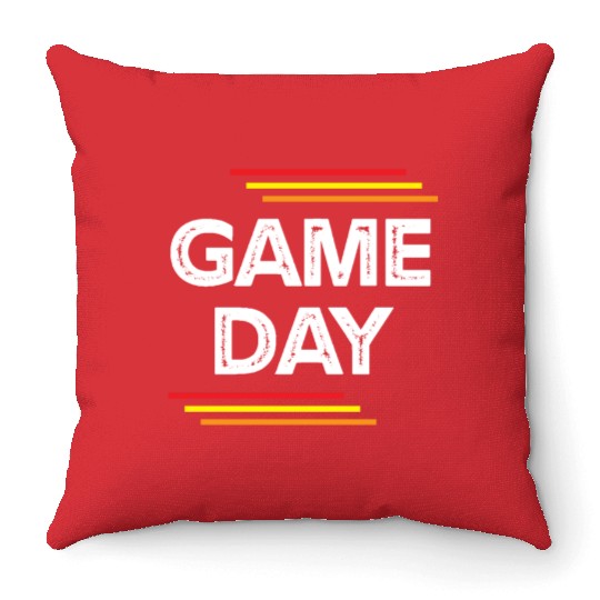 Game Day Funny Gaming Lover Gifts Throw Pillows