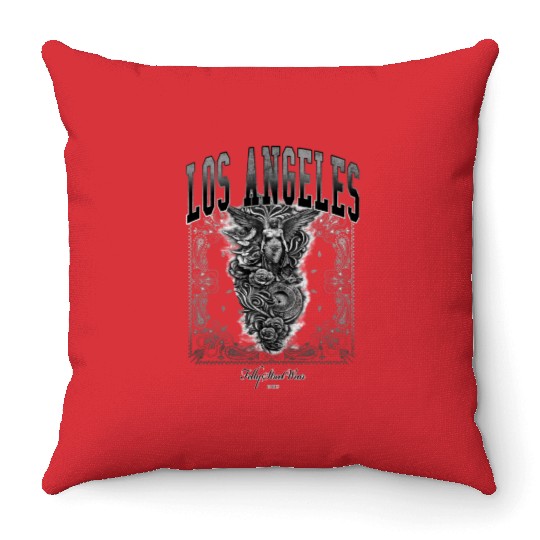 Los Angeles Felly Street Wear Throw Pillows