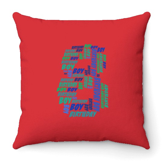 Birthday Boy 8th Birthday | Boys Birthday Throw Pillows |