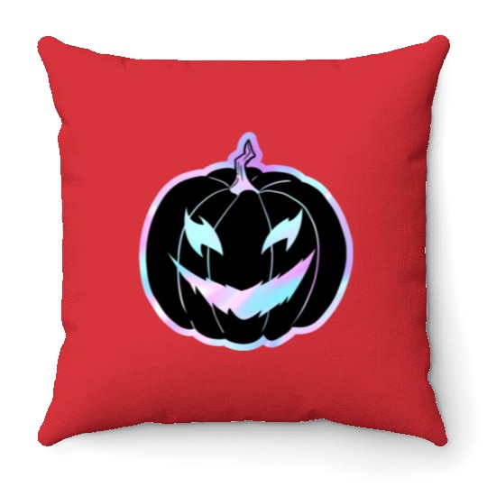 Pumpkin Halloween Throw Pillows