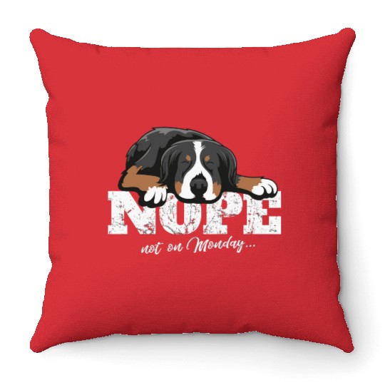 Bernese Mountain Dog Idea Throw Pillows