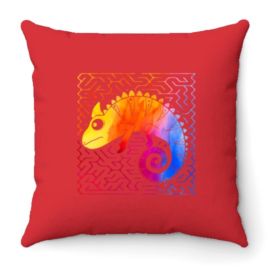 Chameleon Throw Pillows
