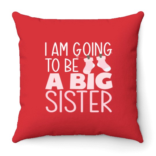 A Big Sister 2022 Throw Pillows
