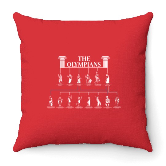 Greek Mythology Ancient Greek God Greece Goddess Throw Pillows