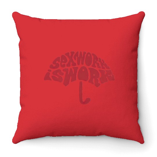 sx work Throw Pillows