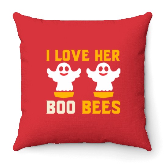 I love her Boo Bees Throw Pillows