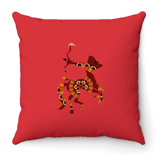 Sagittarius Zodiac Throw Pillows