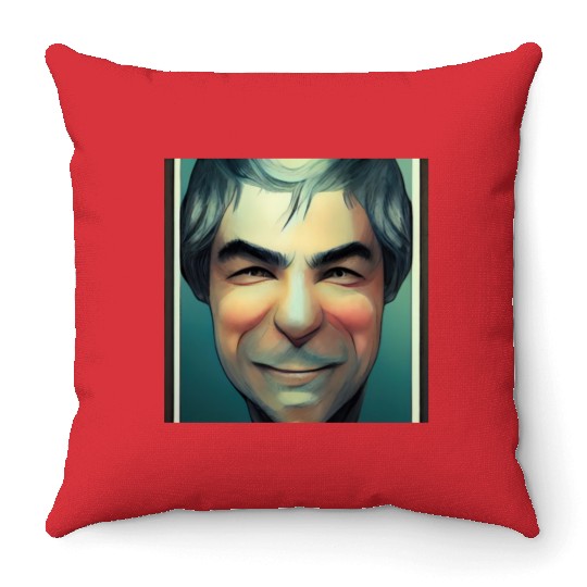 Larry Page 2 Comics Throw Pillows