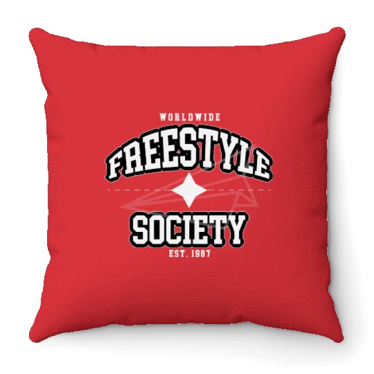 FREESTYLE SOCIETY Throw Pillows