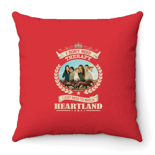 heartland, Heartland US, Heartland Canada Throw Pillows