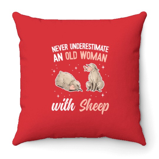 Cute Lamb Saying - Farmer & Sheep Throw Pillows