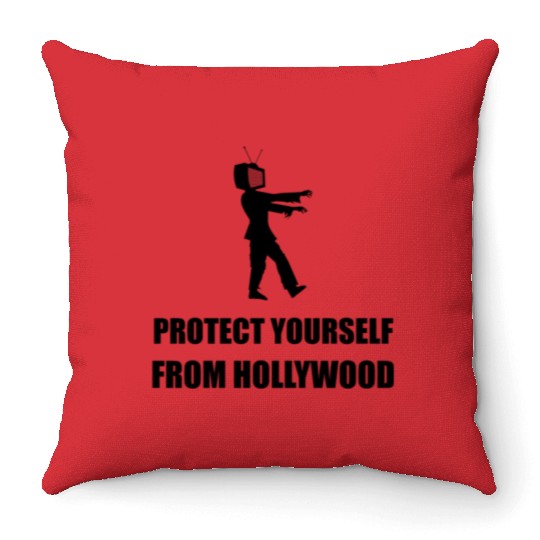 Protect Yourself From Hollywood Throw Pillows