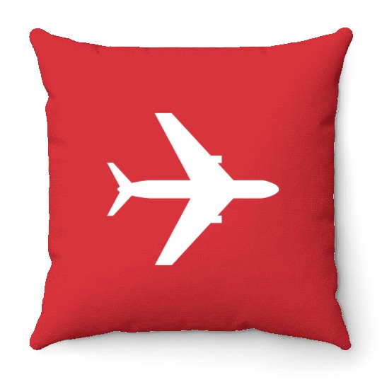 Pilot Aviation Airplanes Flying Airline Throw Pillows