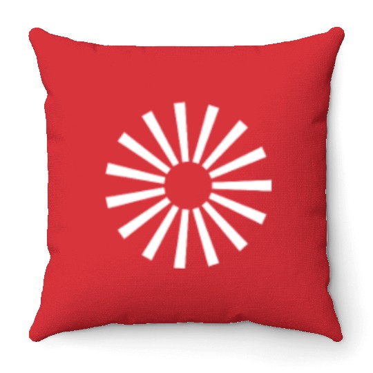 circle shape 5 Throw Pillows