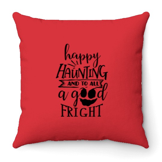 Fright Night Throw Pillows