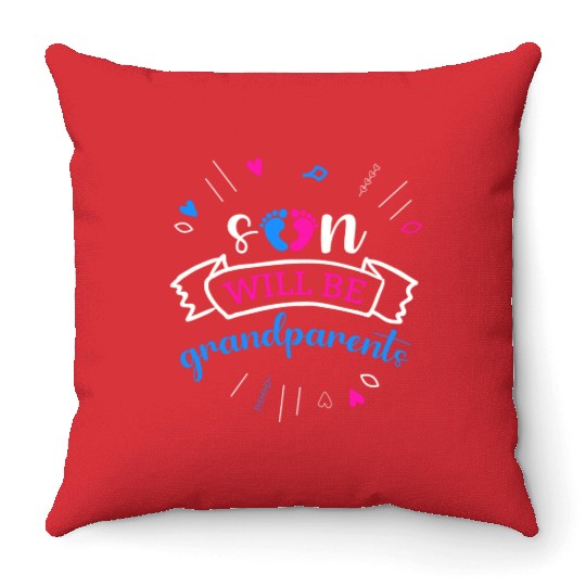 We Will Become Grandparents, Be Grandparents Throw Pillows