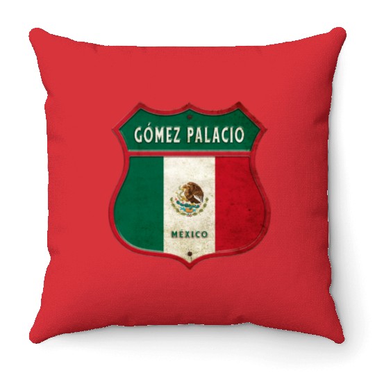 Gomez Palacio Mexico coat of arms design Throw Pillows