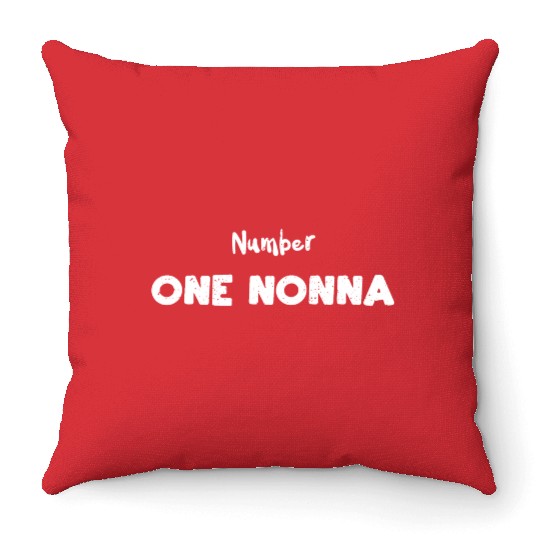 Number One Nonna - Italian Throw Pillows