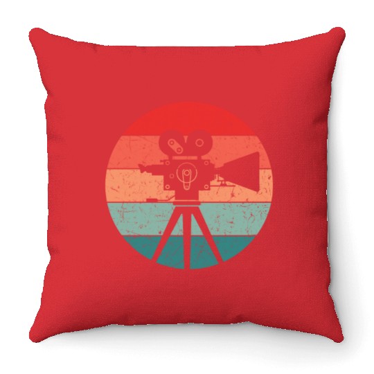 Film Maker Hollywood Movie Director cool Throw Pillows