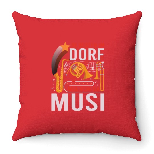 Trumpet Flugelhorn French Horn Tenor Horn Trombone Throw Pillows