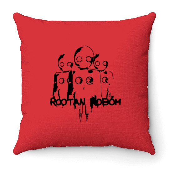 Rootan Robom - Robot Aliens from another planet... Throw Pillows