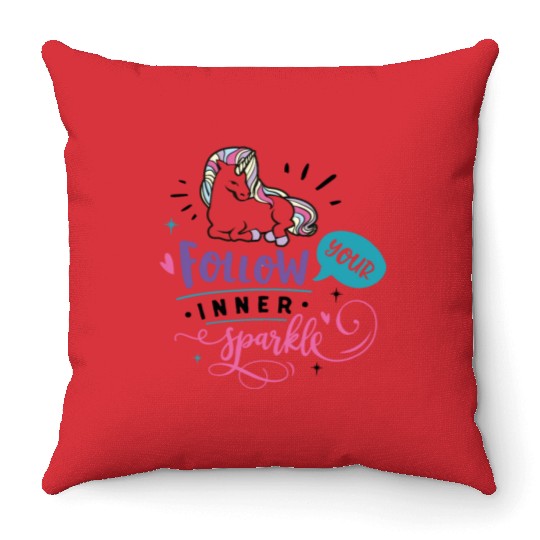 Follow Your Inner Mental Health Matters Vintage Throw Pillows