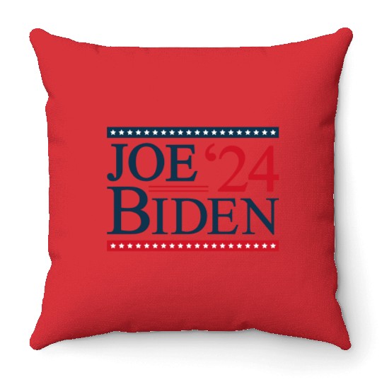 Joe Biden 2024 Throw Pillows