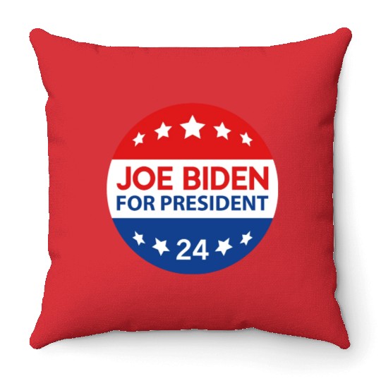 Joe Biden For President 24 Throw Pillows