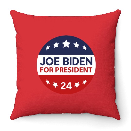 Joe Biden For President 24 Throw Pillows