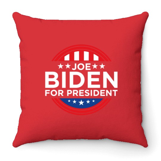Joe Biden For President Throw Pillows