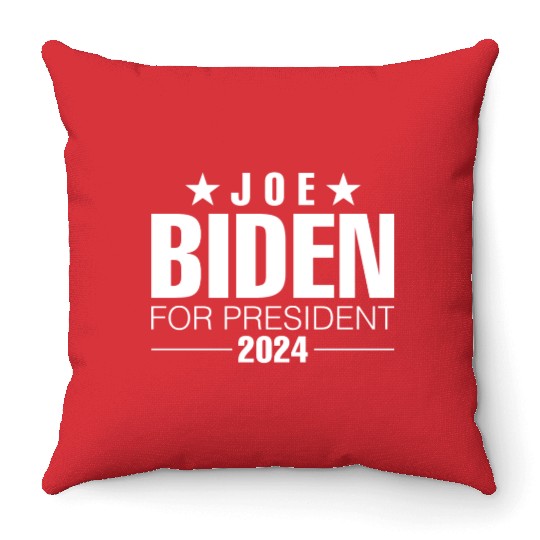 Joe Biden For President 2024 Throw Pillows