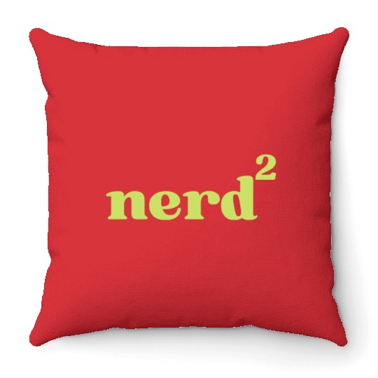 Math Nerd Geek Science Funny Saying Throw Pillows