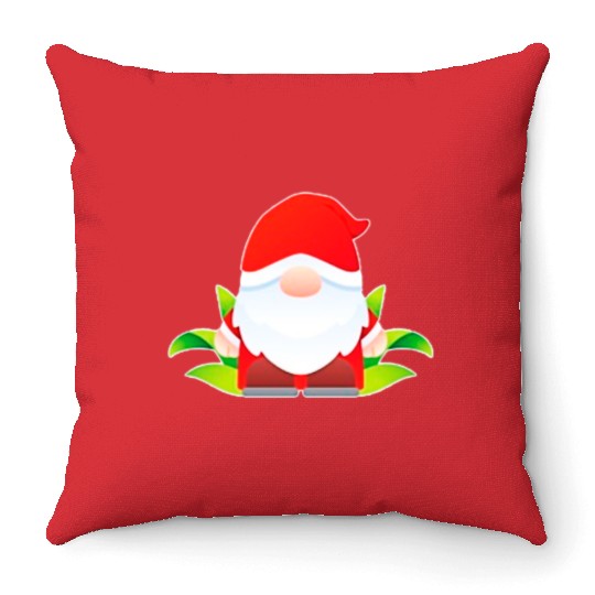 Christmas Cute Gnomes Throw Pillows