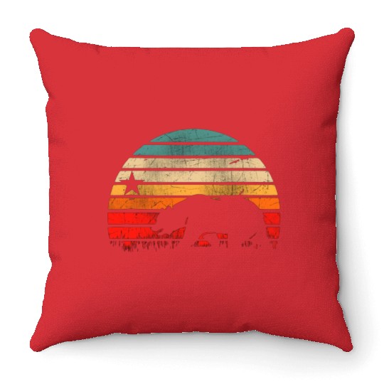 California Bear Throw Pillows