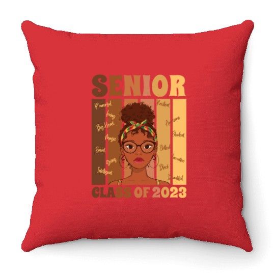 Senior Class Of 2023 Back To School Graduation Throw Pillows