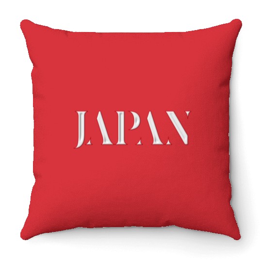 Japan travel road atlas country modern japanese Throw Pillows