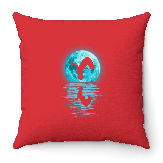 Parkour, Freerunning, Street Workout Acrobatic Throw Pillows