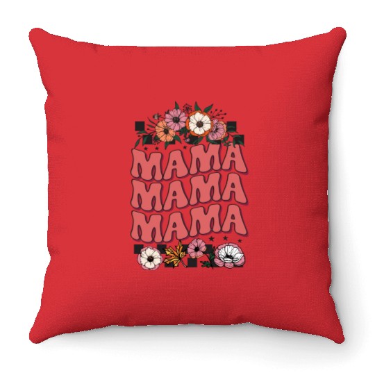 Fall Mama Sublimation Throw Pillows